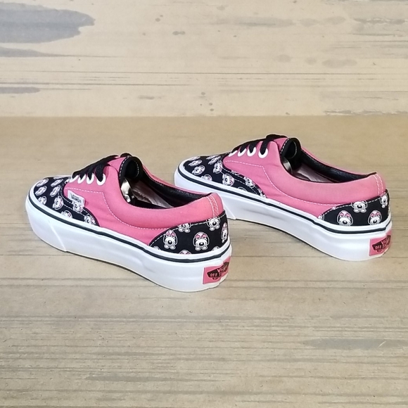 Vans Authentic Unisex Fashion Sneaker with Puppy Faces! - Picture 4 of 8